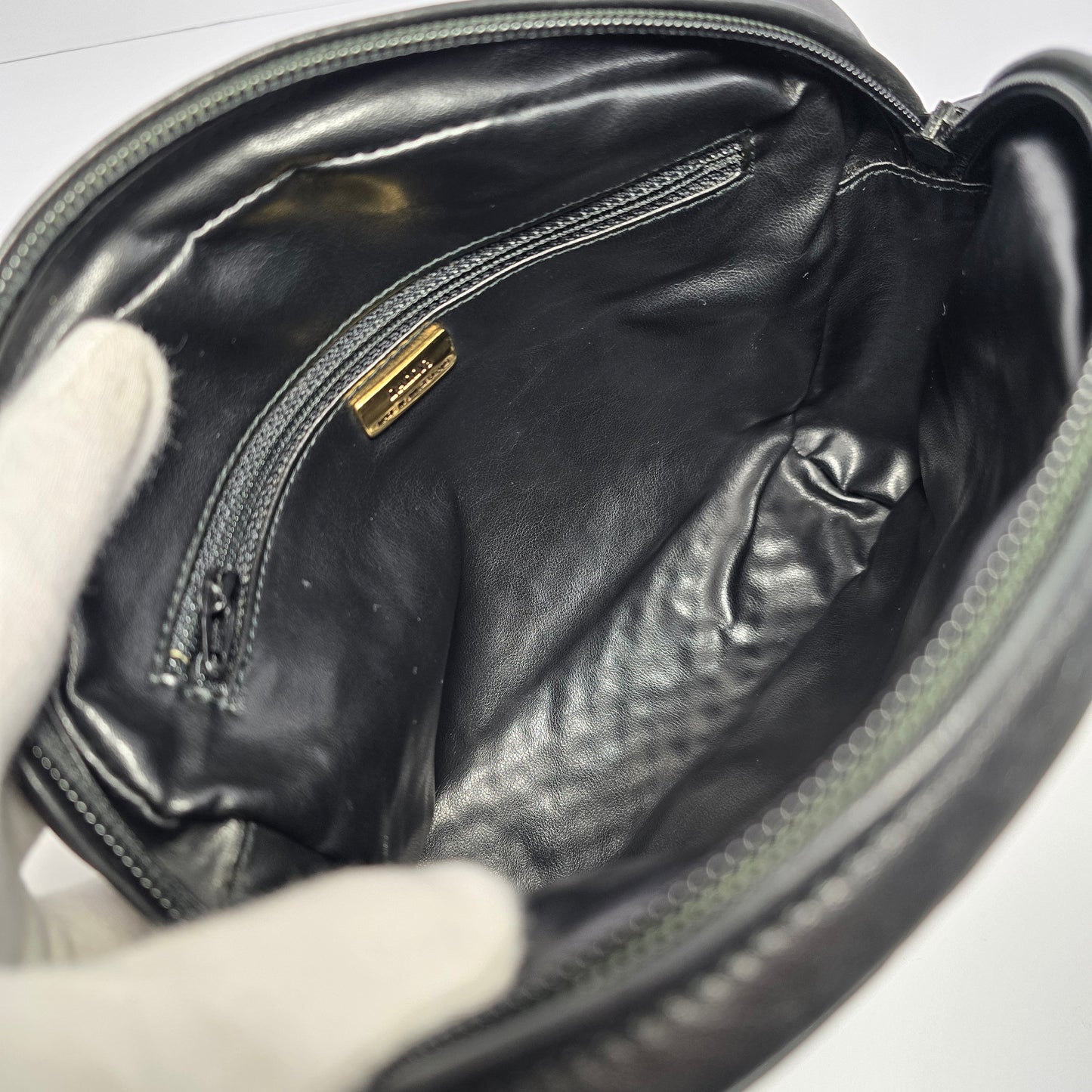 Bally Quilted Lambskin Shoulder Bag