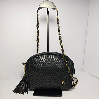 Bally Quilted Lambskin Shoulder Bag