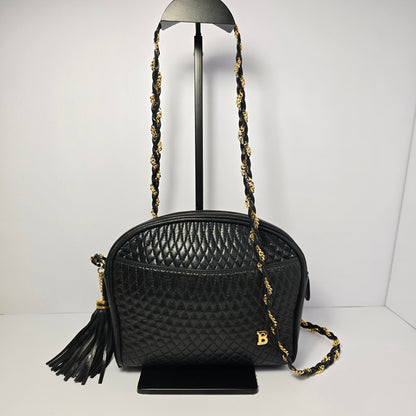 Bally Quilted Lambskin Shoulder Bag