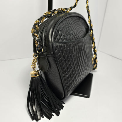 Bally Quilted Lambskin Shoulder Bag