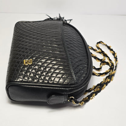 Bally Quilted Lambskin Shoulder Bag