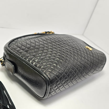 Bally Quilted Lambskin Shoulder Bag