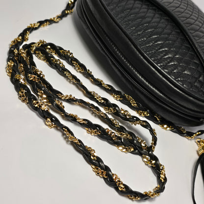 Bally Quilted Lambskin Shoulder Bag