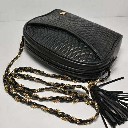 Bally Quilted Lambskin Shoulder Bag