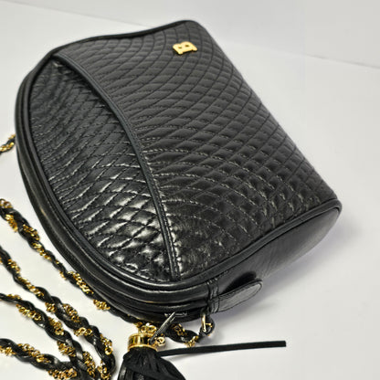 Bally Quilted Lambskin Shoulder Bag