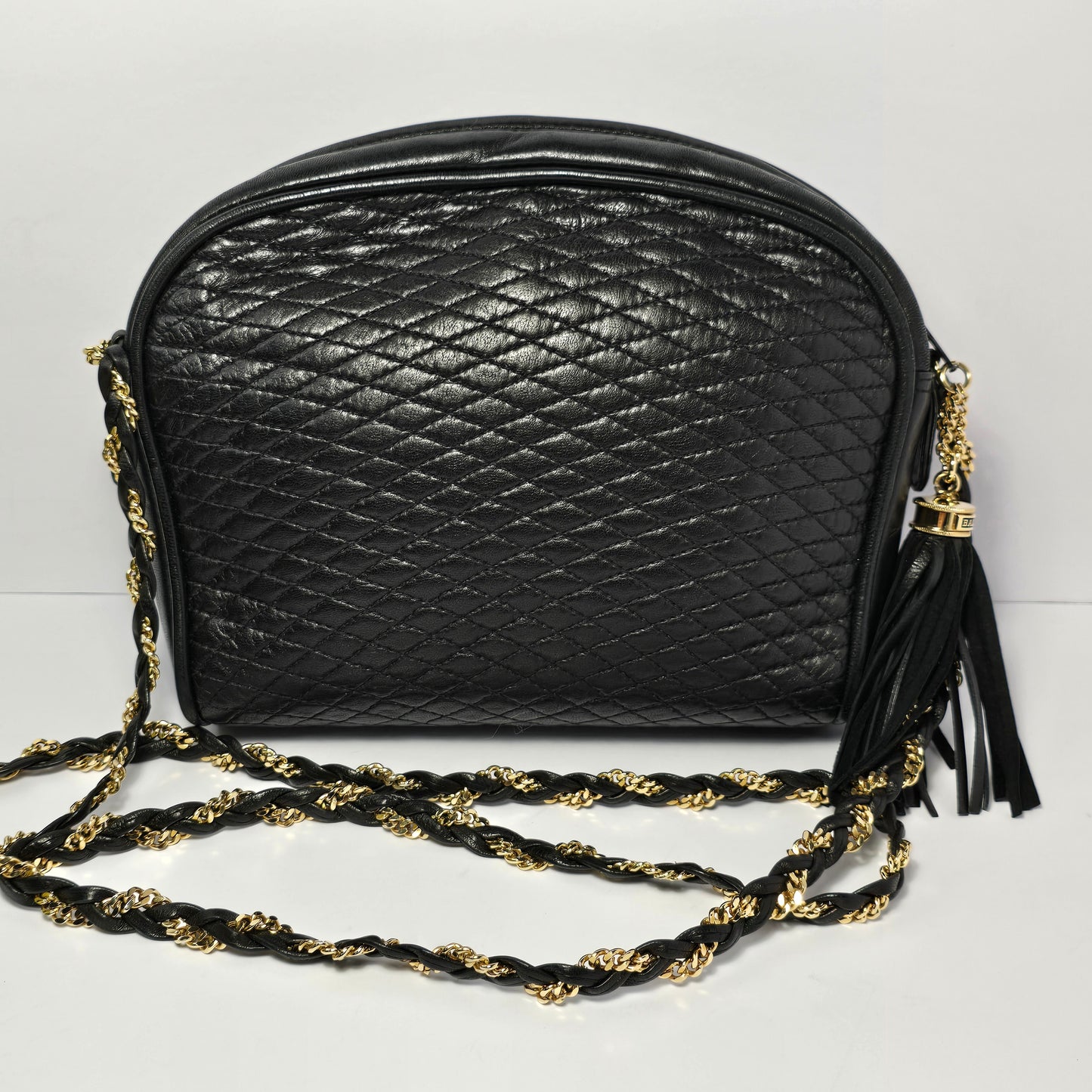 Bally Quilted Lambskin Shoulder Bag