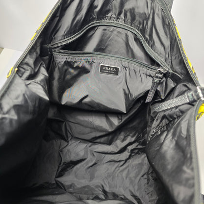 Prada Tote Bag Yellow Banana Print